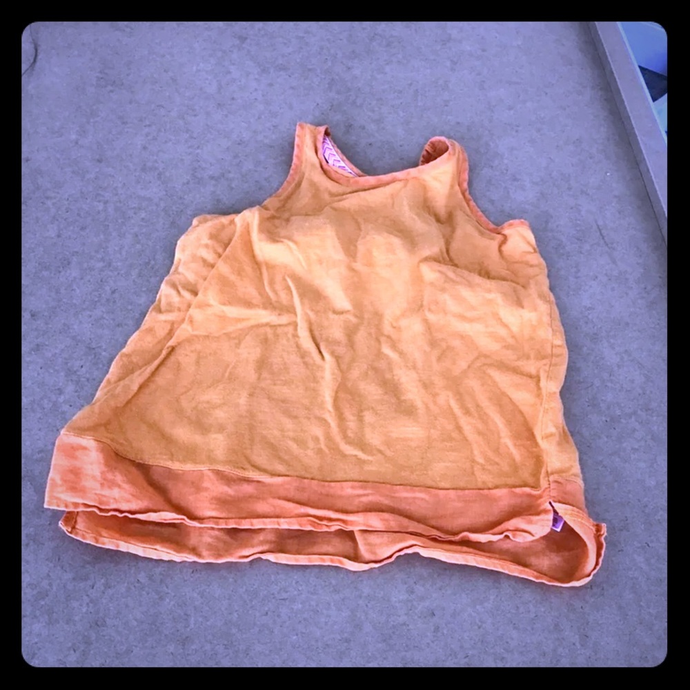 Orange tank top